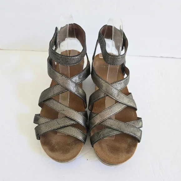 Dansko Veruca Metallic Silver Sandals Size 39 US 8.5 - Picture 4 of 13